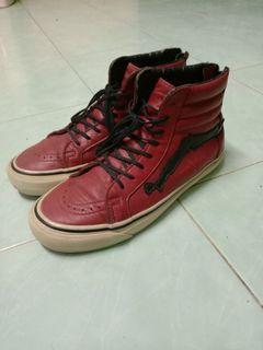 red black vans