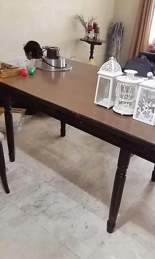 VINTAGE YUGOSLAVIA 68 SEATER DINING TABLE. READY DELIVER, Furniture