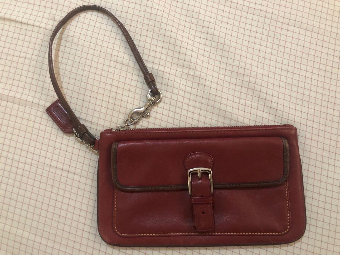 coach vintage wristlet