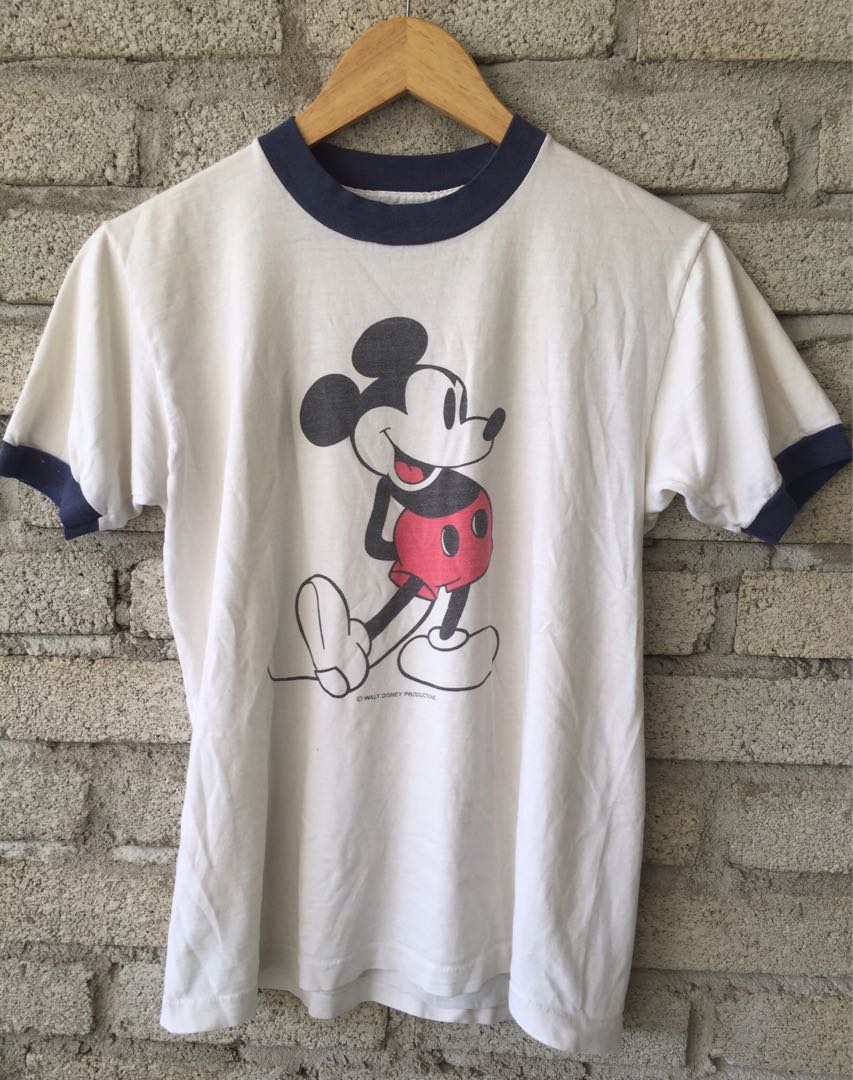 Vintage mickey ringer, Men's Fashion 
