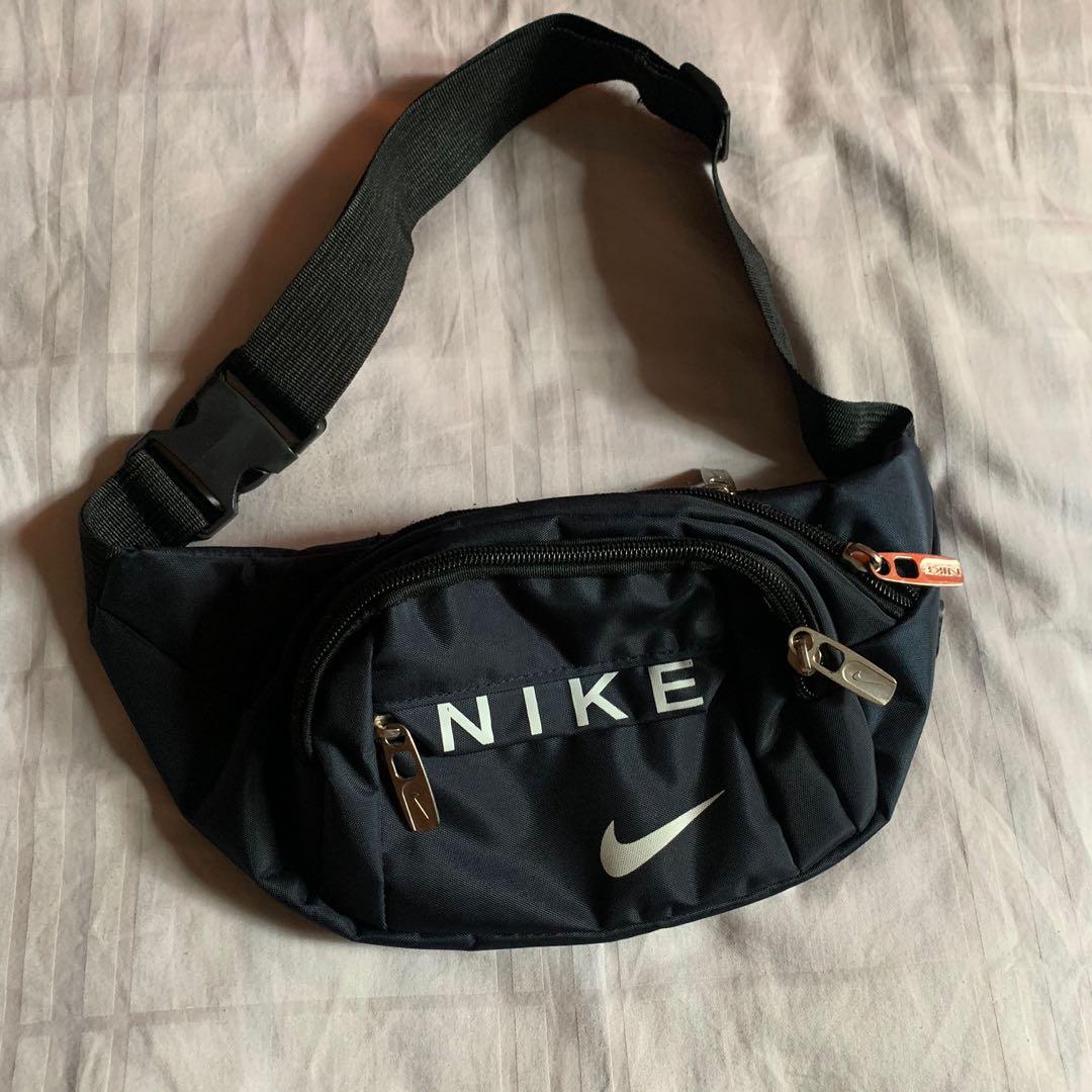 Nike sports cross body bag Men's fitness bag Large capacity cross waist bag  Chest bag Women's casual running shoulder bag | Lazada PH