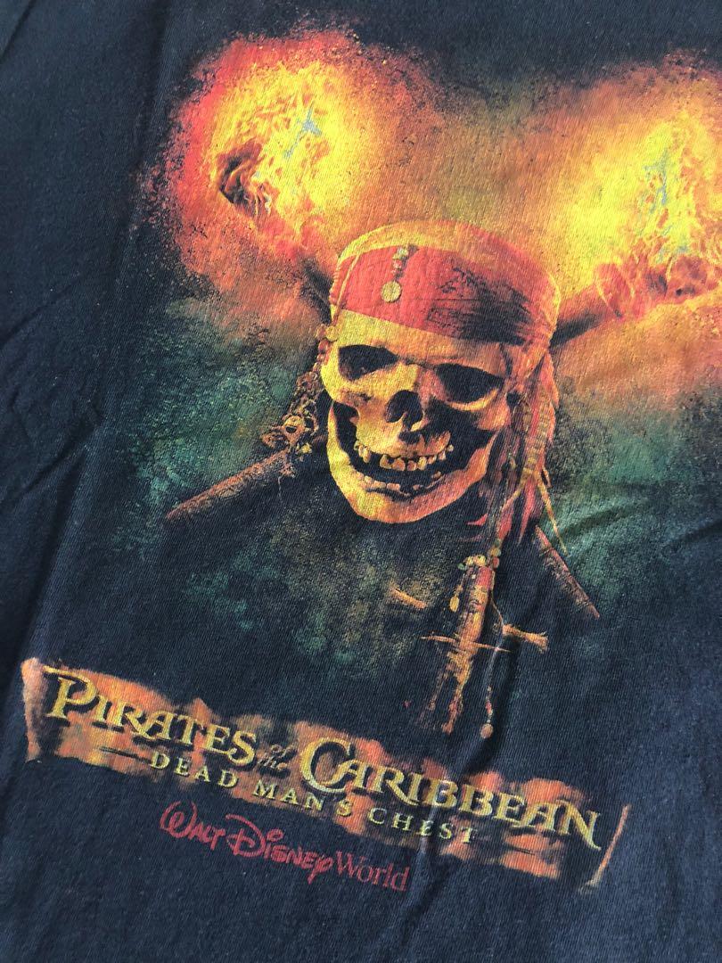 vintage pirates of the caribbean shirt