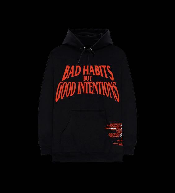 Bad habits vlone clearance hoodie