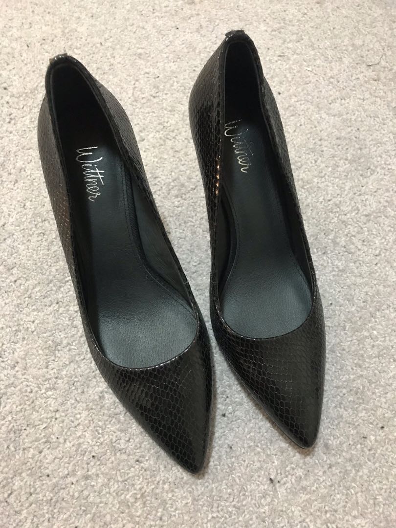 wittner black heels
