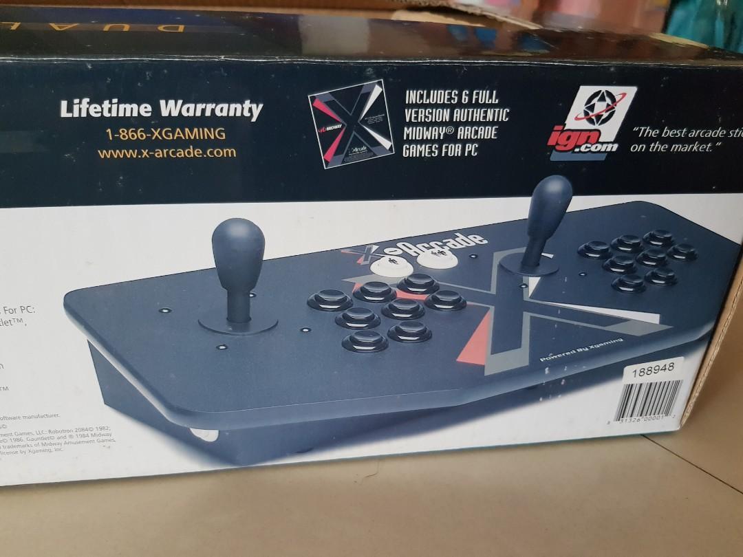 X Arcade Xgaming Dual Controller, Video Gaming, Gaming Accessories
