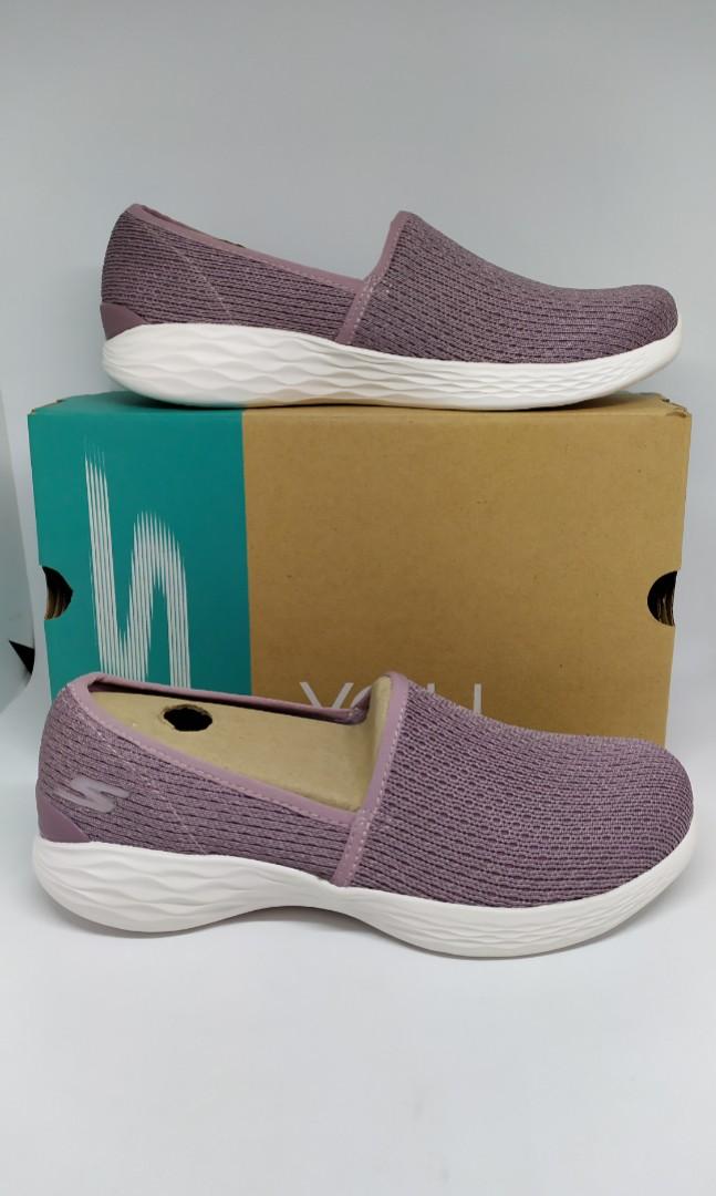 mauve color sneakers