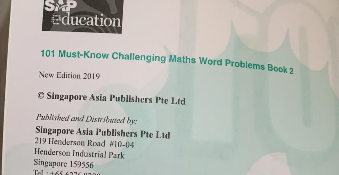 101 Must Know Challenging Maths Word Problems Primary 2, Books ...