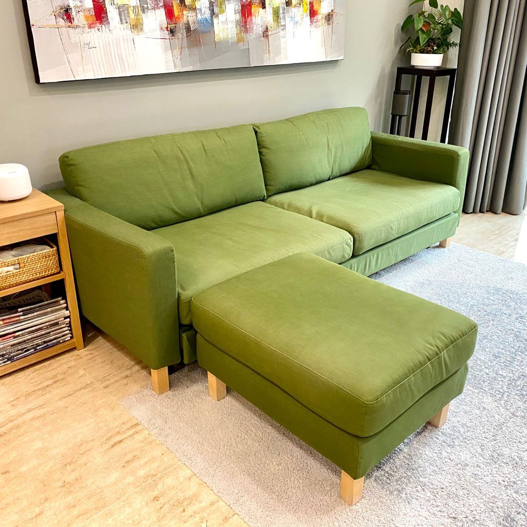 3 Seater Karlstad Fabric Sofa Bed