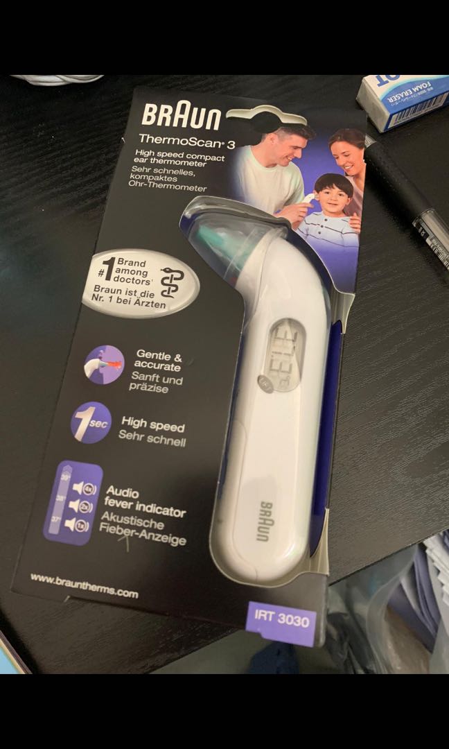 ‼️現貨‼️ Braun IRT3030 ThermoScan 3 Infrared Ear Thermometer 紅外線耳探