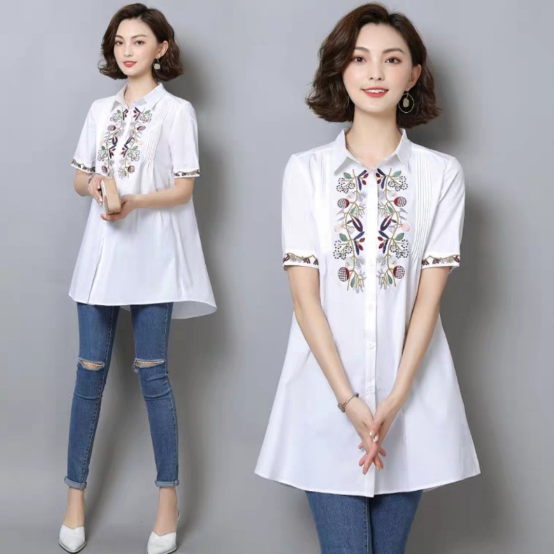  M 4XL Plus Size Korean Fashion  Blouse Women s 