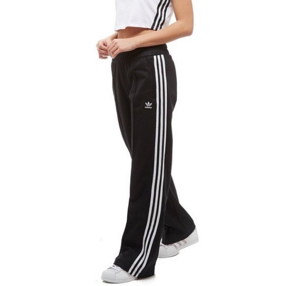 wide leg adidas track pants