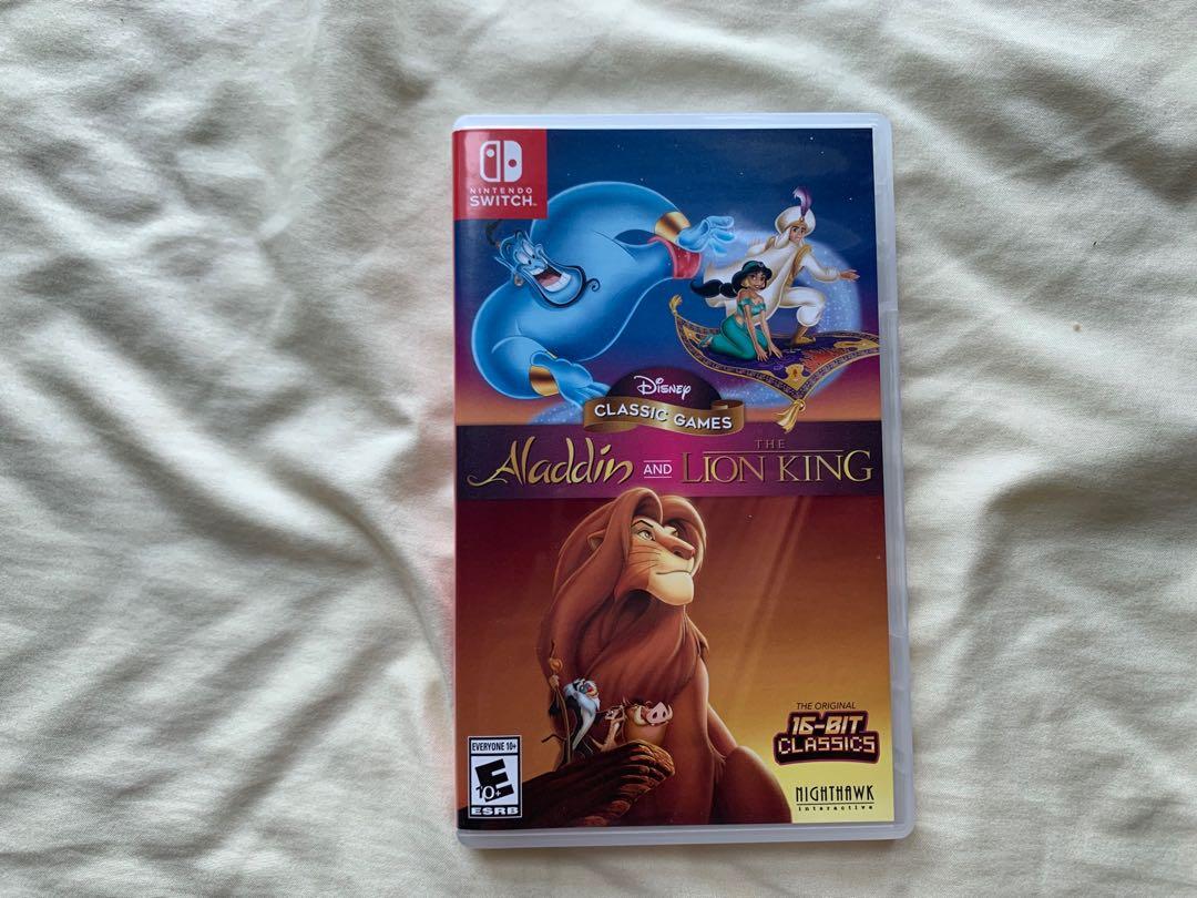 aladdin lion king switch game