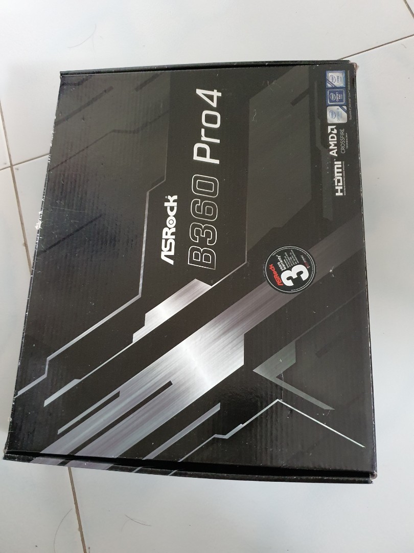 Asrock B360 Pro4 Motherboard LGA1151, Computers & Tech, Parts ...