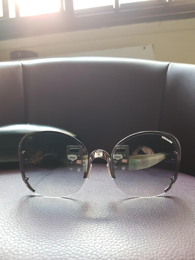 Coach open cheap wire sunglasses