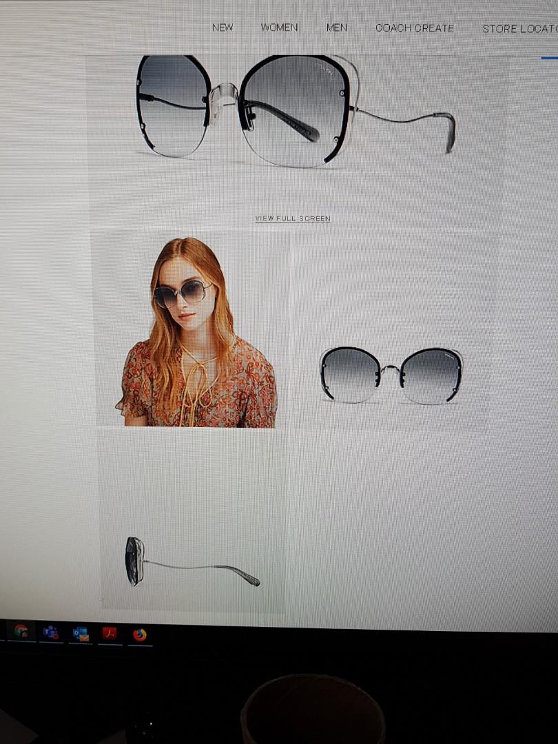 Coach open wire sunglasses online