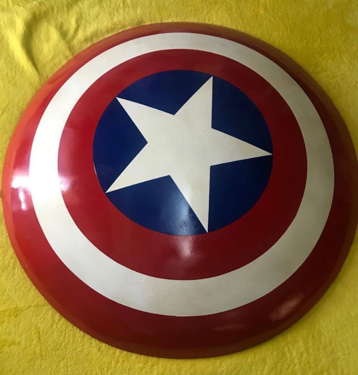 Avengers Captain America Shield Fiber Glass 27 5 Inches Diameter Toys Games Toys On Carousell