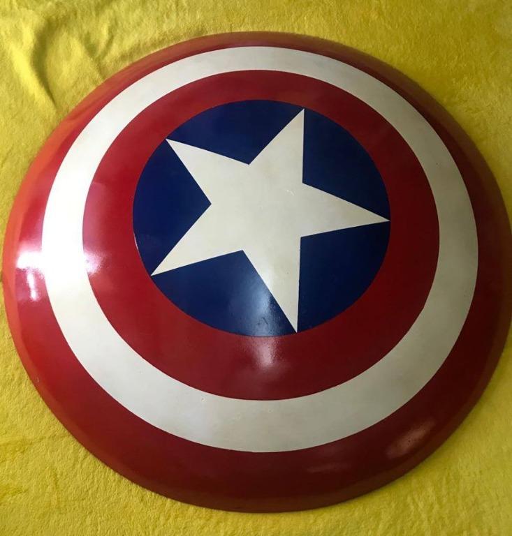 Avengers Captain America Shield Fiber Glass 27 5 Inches Diameter Toys Games Toys On Carousell