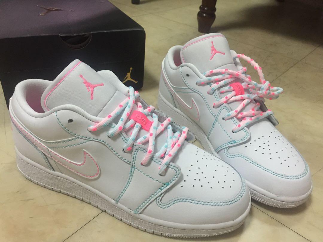 cotton candy jordan 1 low