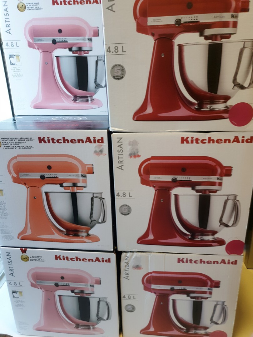 BNIB KitchenAid 4.8L Artisan TiltHead Stand Mixer KSM150 (Guava Glaze