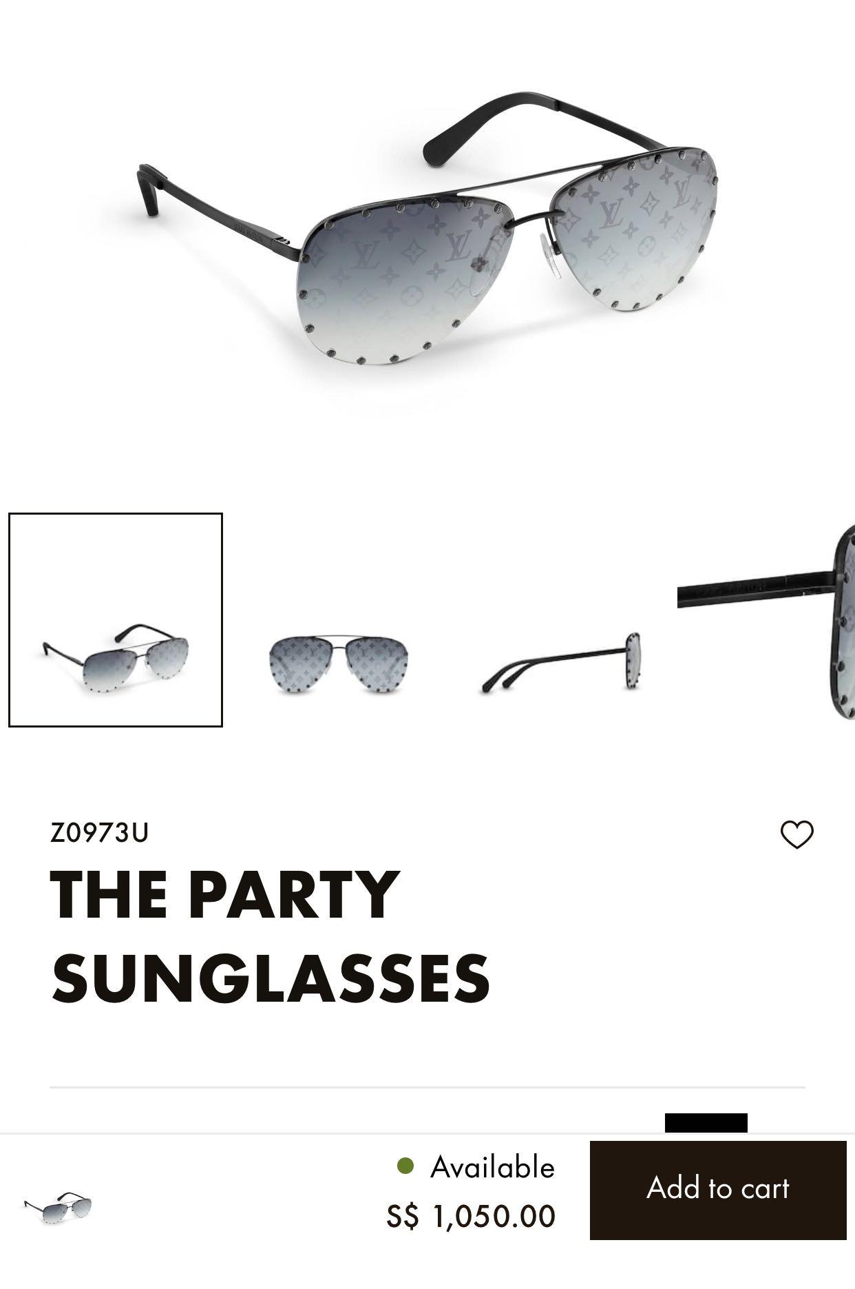 LV Monogram Pearl Square Sunglasses S00 - Accessories