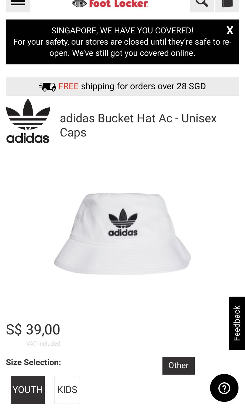 bucket hat foot locker