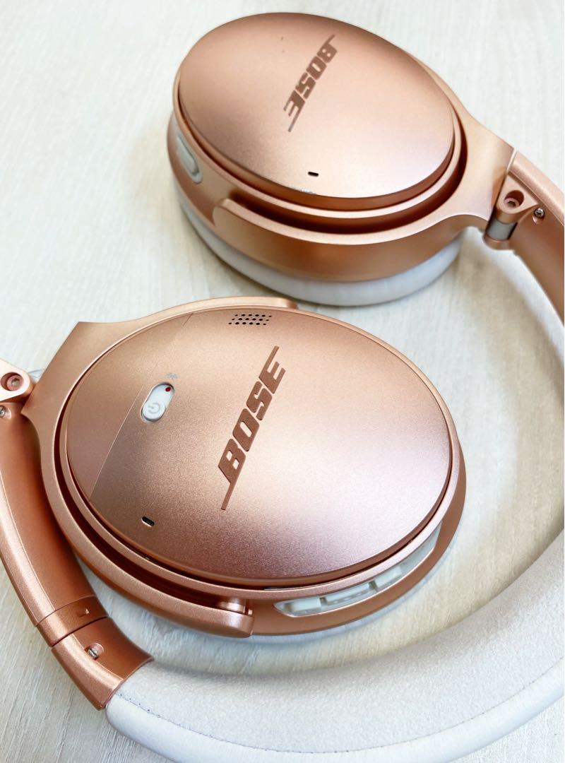 Bose QC35 ii Rose Gold Audio Headphones Headsets on Carousell