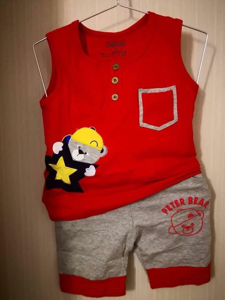 Boy set (Category: Babies & Kids Fashion) located in Singapore. Submitted by princess87 (Listing ID 1013782782, Image 6). Description: All new .very good quality.soft and cold .