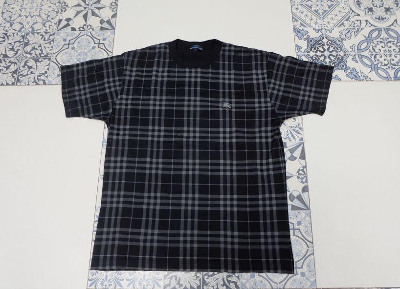 BURBERRY LONDON BLUE LABEL PLAID T-SHIRT