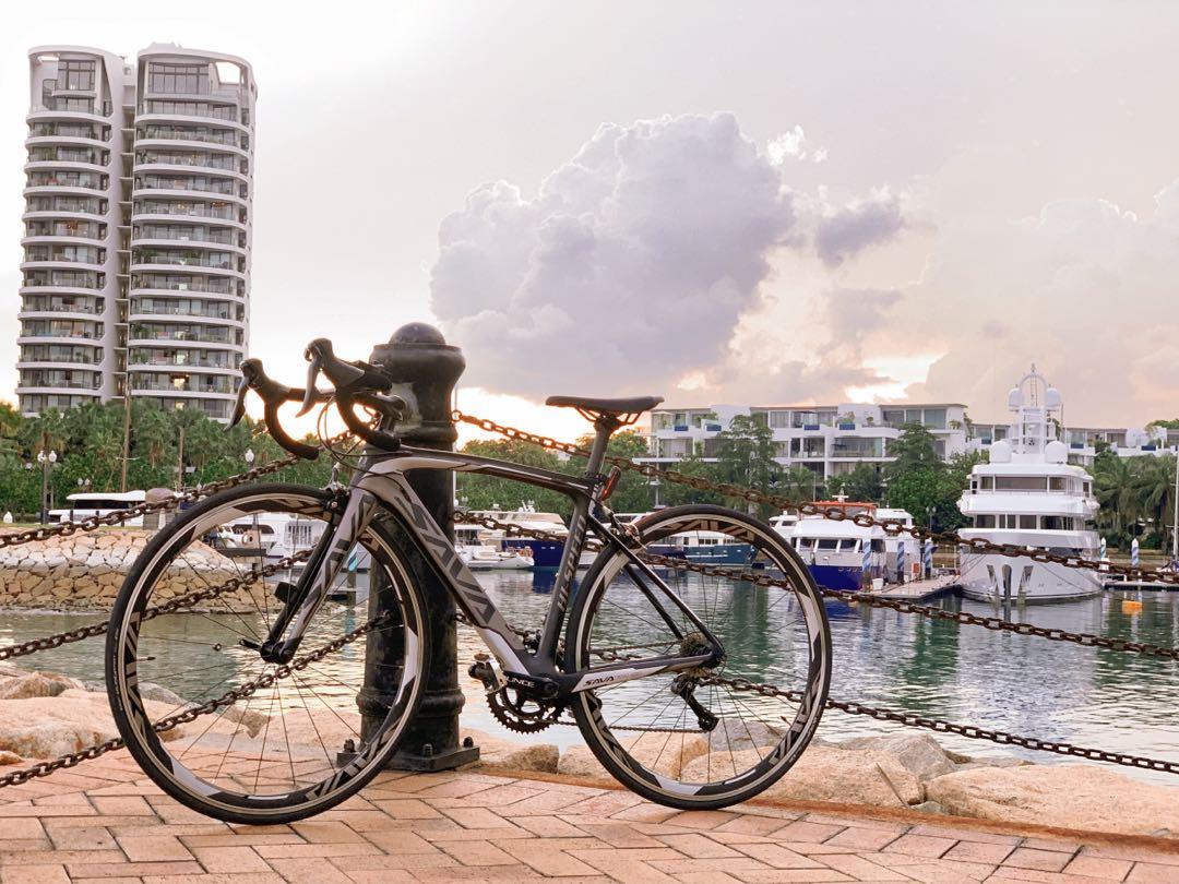 Carbon fibre road bike Sports Equipment Bicycles Parts Bicycles on Carousell
