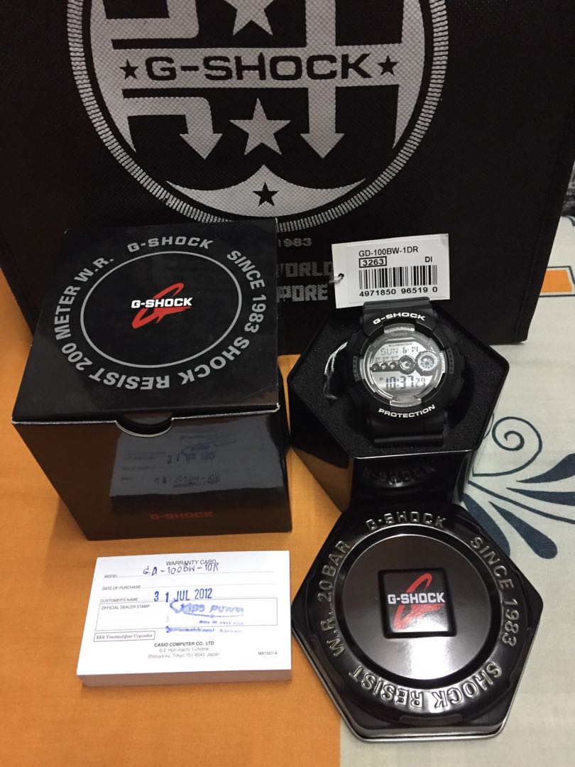 G shock gd clearance 100bw