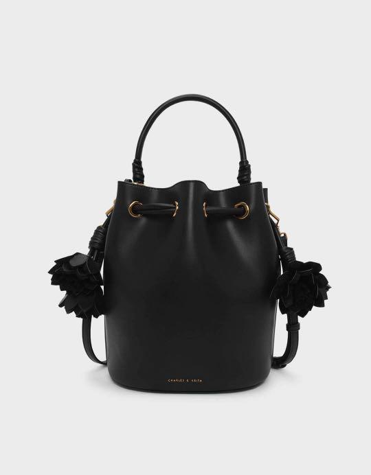 charles and keith drawstring bag