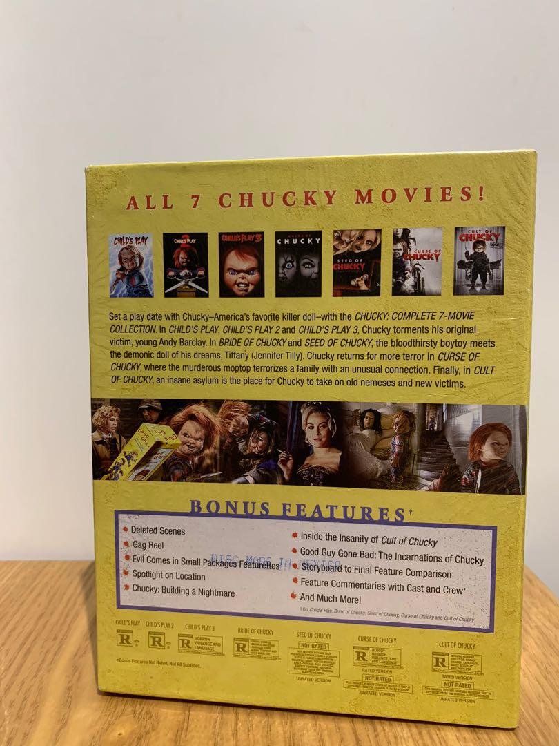 Chucky: Complete 7-Movie Collection (blu-Ray), 興趣及遊戲, 收藏品