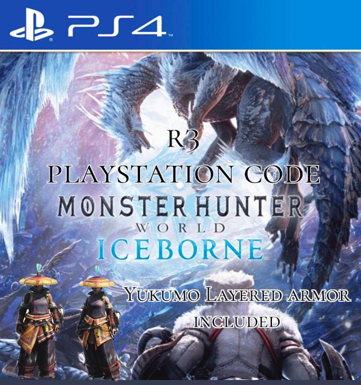 Monster hunter world iceborne ps4 digital code store
