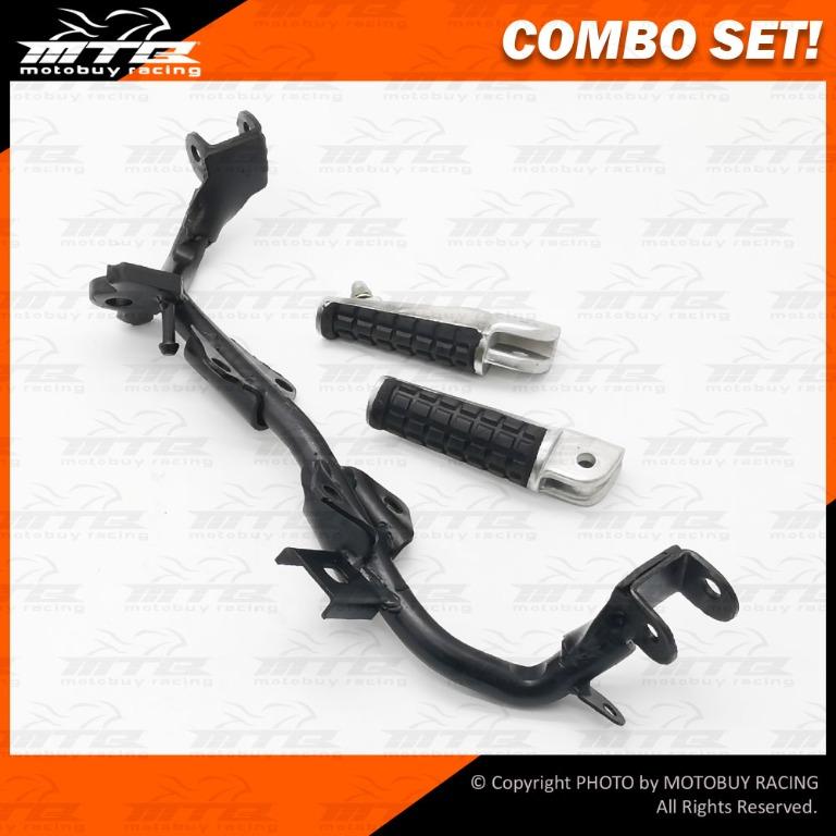 COMBO SET! FOOTREST BAR & ALLOY FOOTREST STEP FOR MODENAS KRISS 110