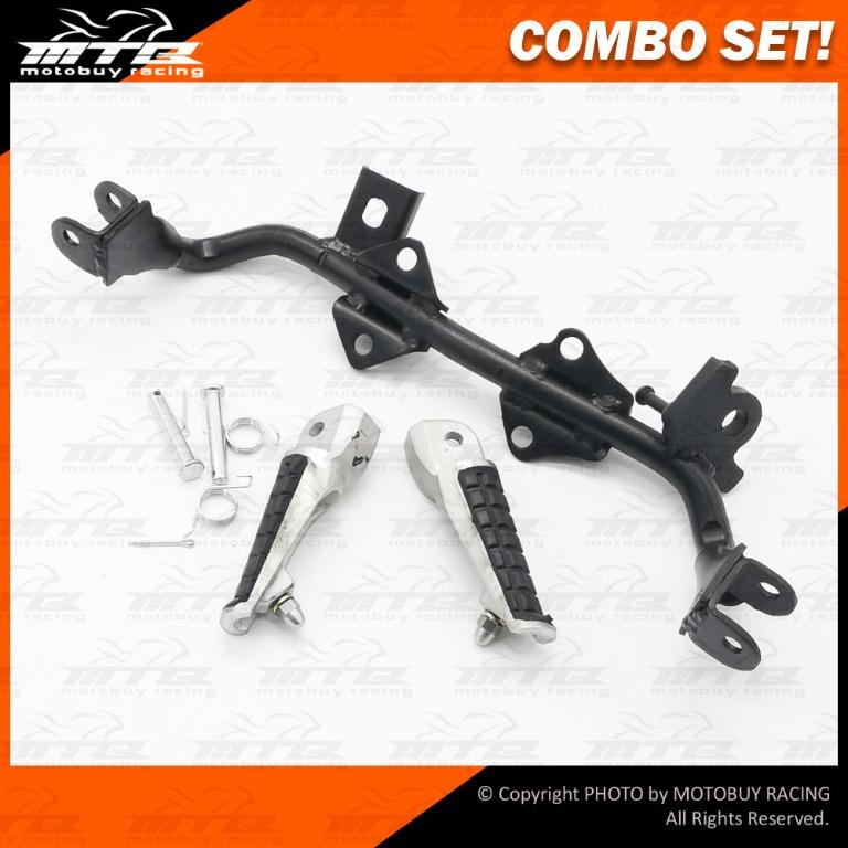 COMBO SET! FOOTREST BAR & ALLOY FOOTREST STEP FOR MODENAS KRISS 110