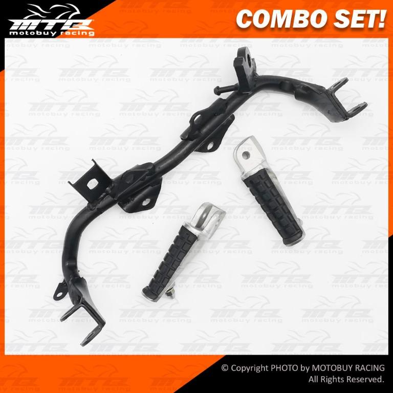 COMBO SET! FOOTREST BAR & ALLOY FOOTREST STEP FOR MODENAS KRISS 110