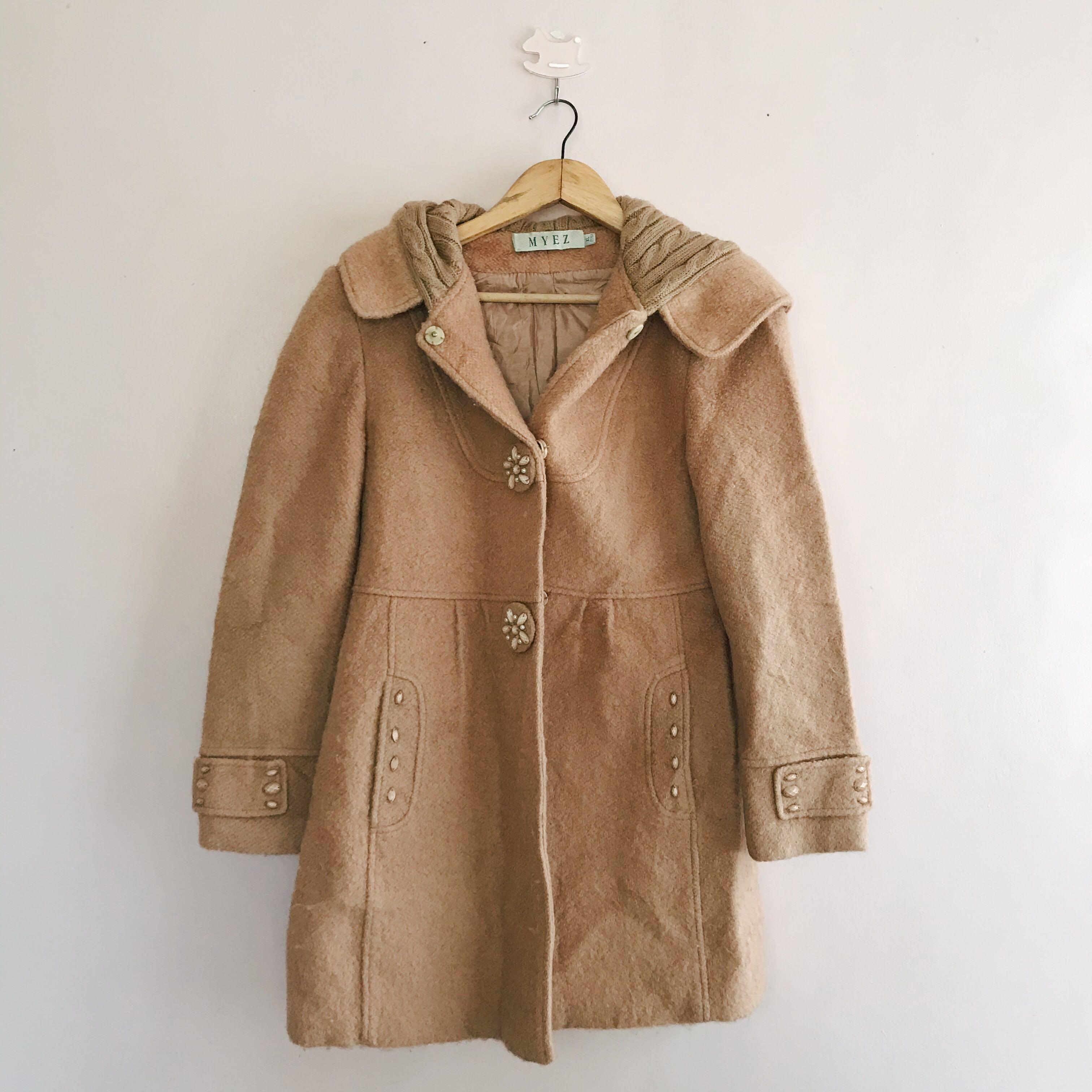 cream coat hangers