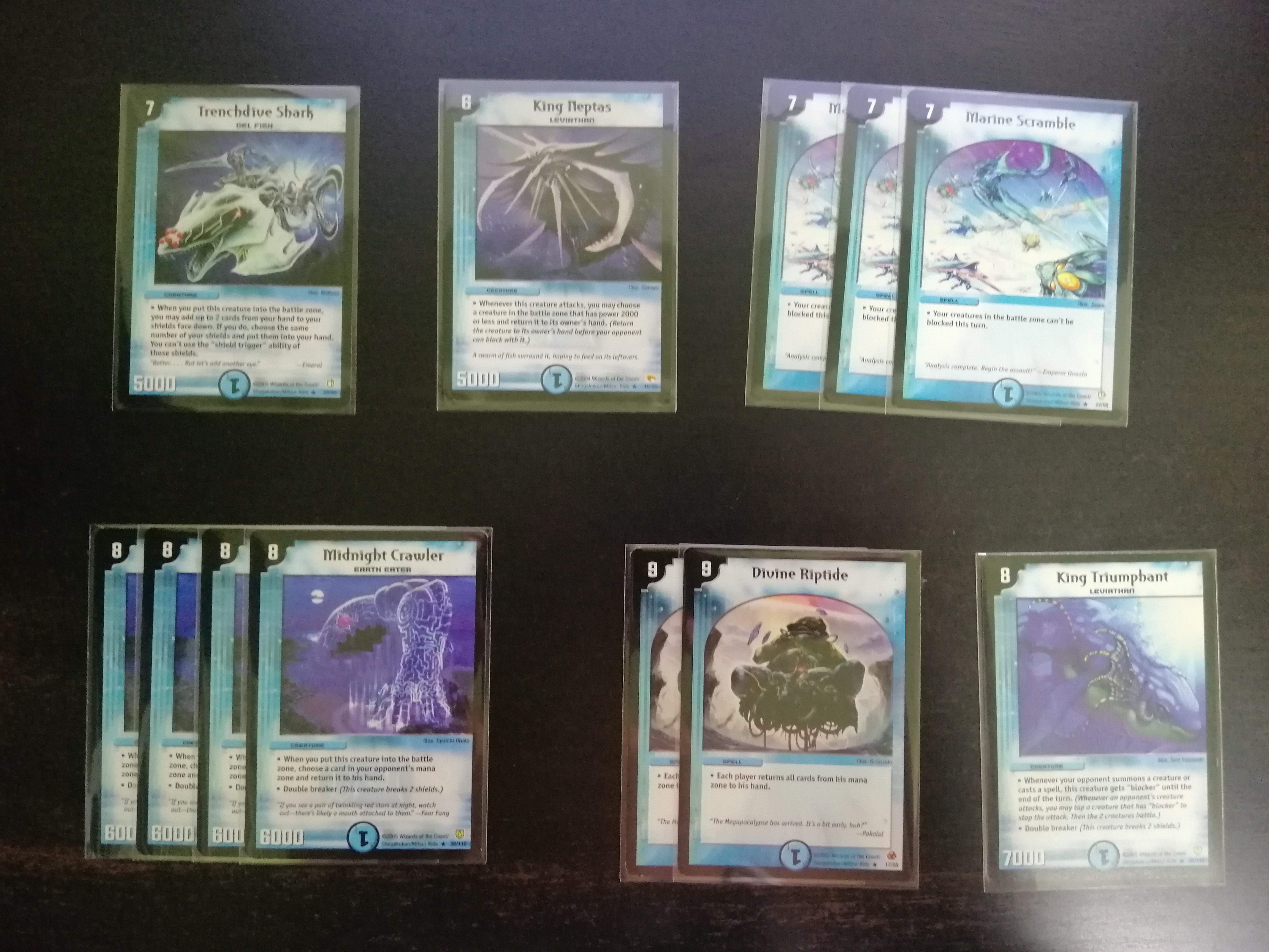 Collectible Card Games Accessories Magic The Gathering Cards Merchandise Duel Masters Card Marine Scramble Rare