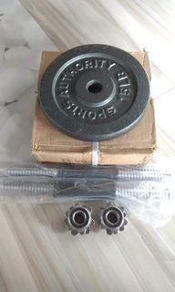 Dumbell plates / Chrome weight plates / Sports Authority