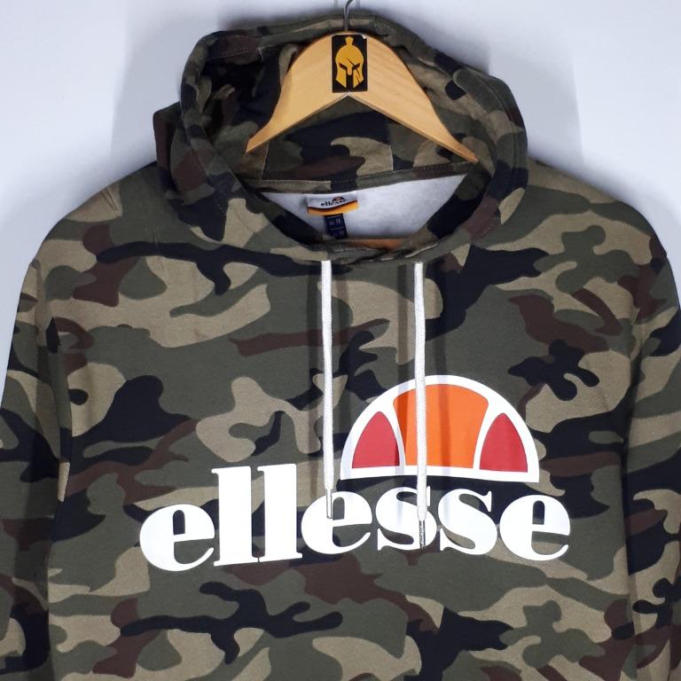 camo ellesse hoodie