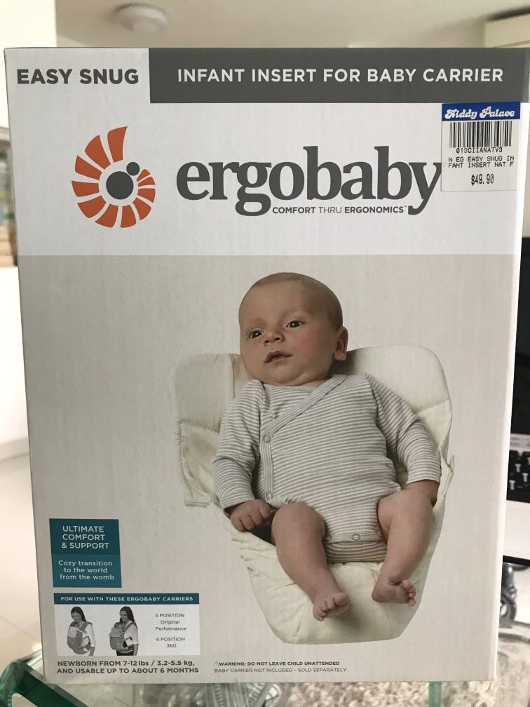 ergo baby carrier with newborn insert