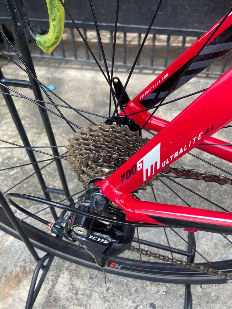 Felt AR15 Aero Roadbike with Carbon CNC Wheelset, Sports Equipment