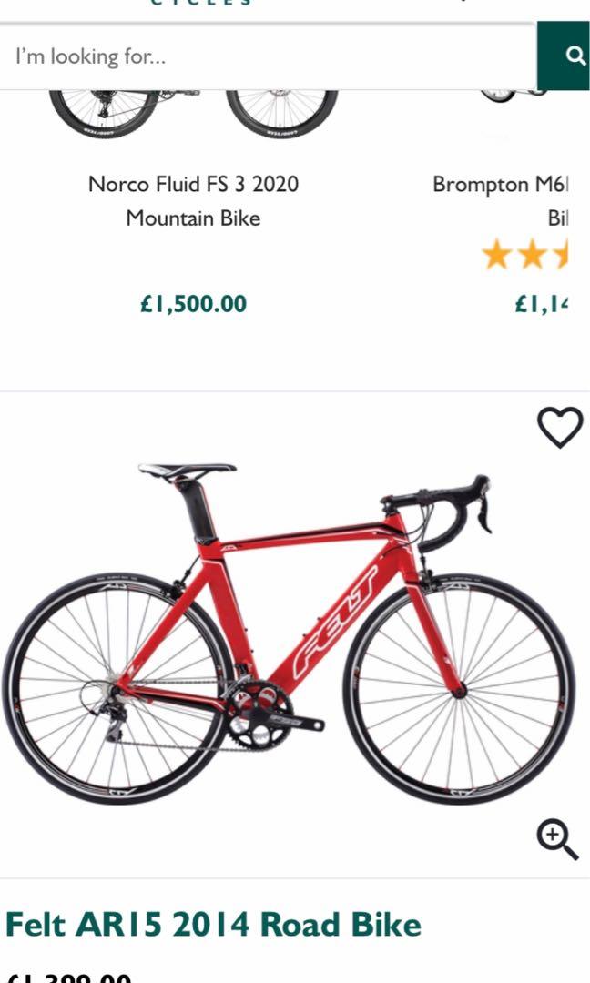 Felt AR15 Aero Roadbike with Carbon CNC Wheelset, Sports Equipment