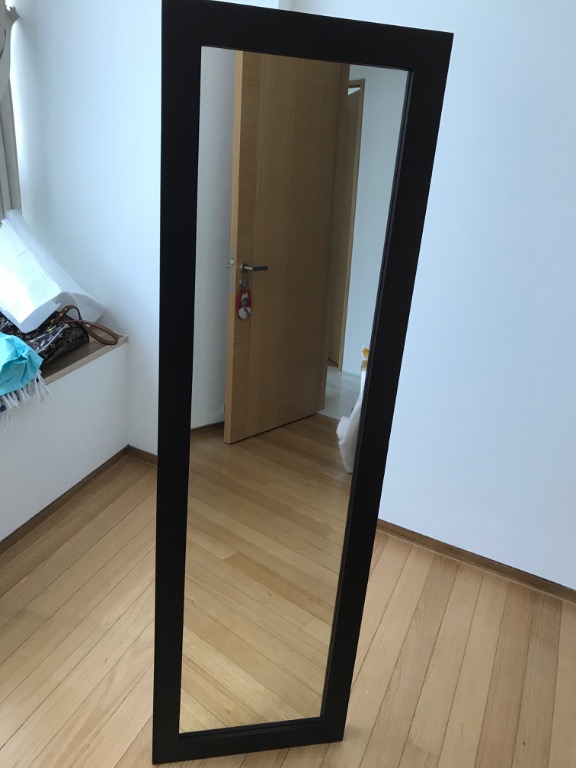 Freedom Dark Wood Full Length Standing Mirror, Furniture & Home