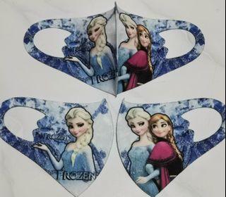 Frozen kids breathable reusable Mask 1pc