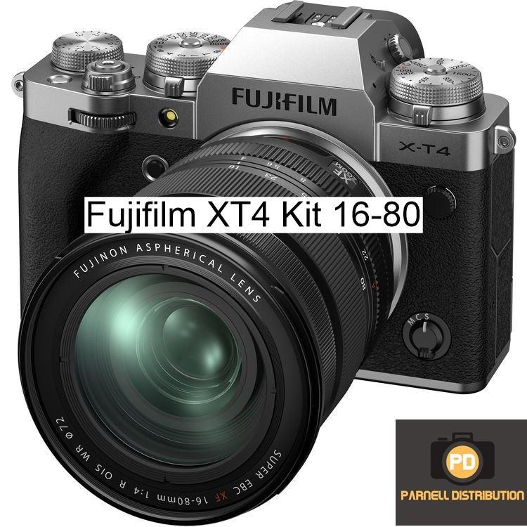 FUJIFILM XT4 Mirrorless Digital Camera with 1680mm Lens (Silver) OUT