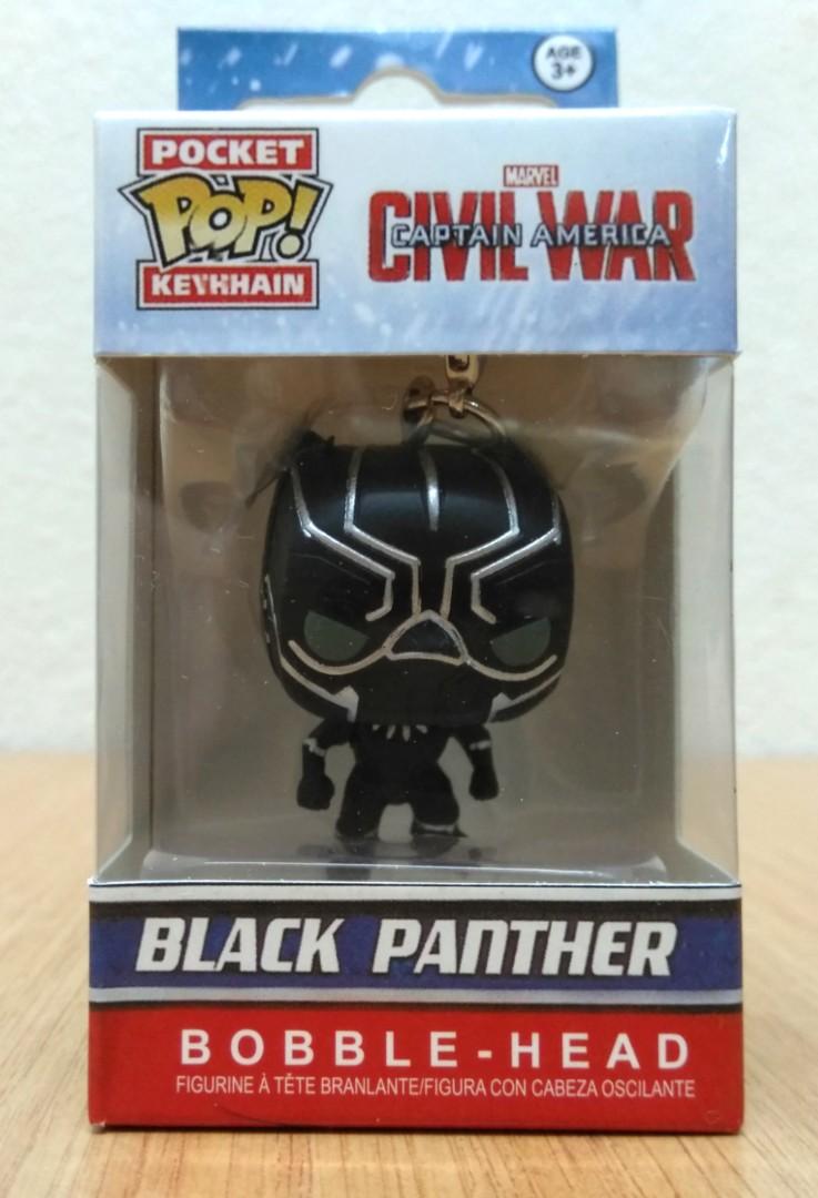 Keychain Black PantherBRAND NEW/UNOPENED Pop Civil War Captain America 3 