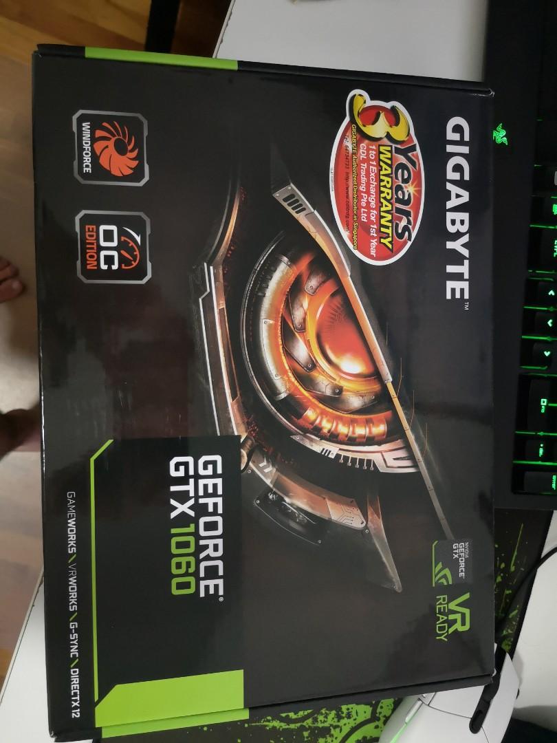 GTX 1060 6GB Gigabyte Windforce OC