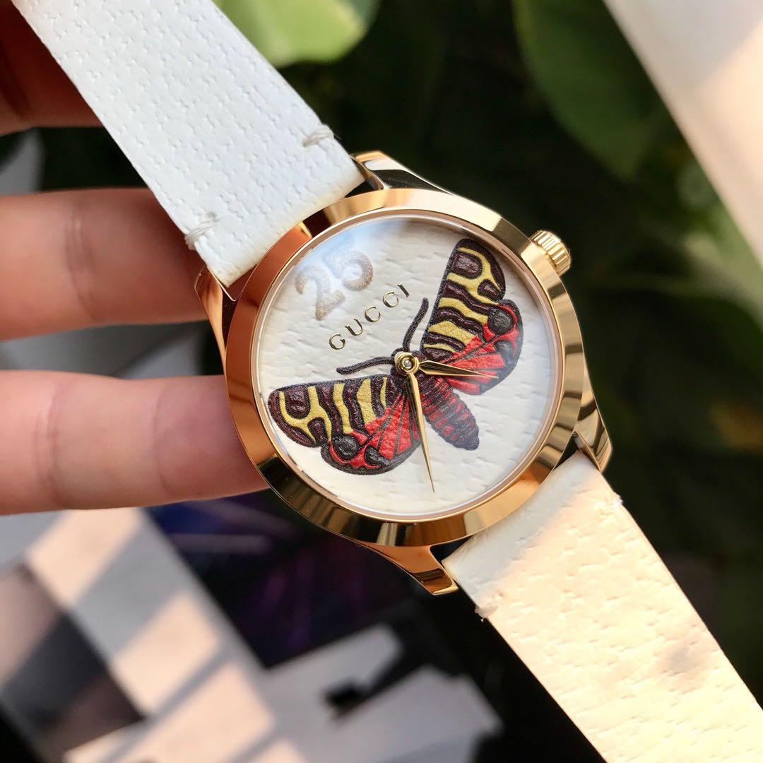 gucci butterfly watch