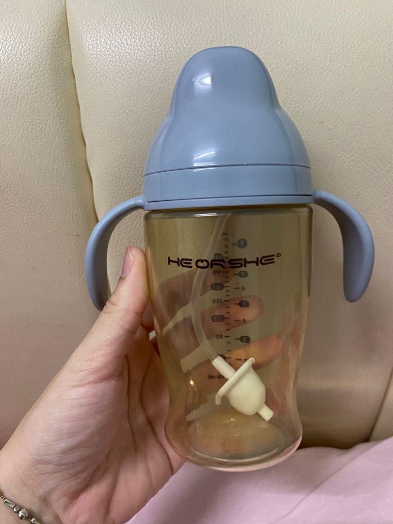 He Or She Baby Drinking Bottle Stage 2 Babies Kids Nursing Feeding On Carousell